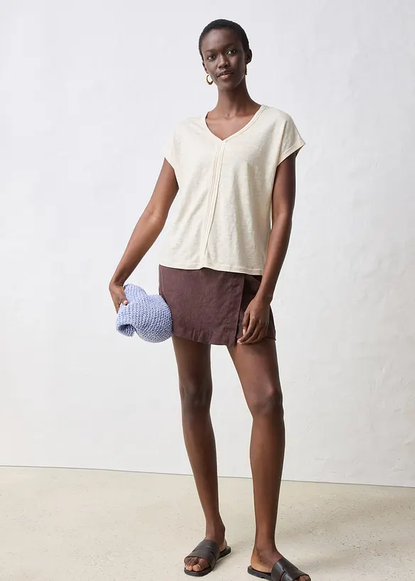 Topp i rent linne, bonprix