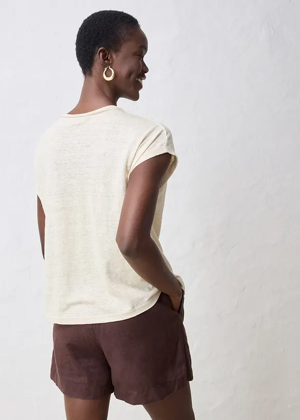 Topp i rent linne, bonprix
