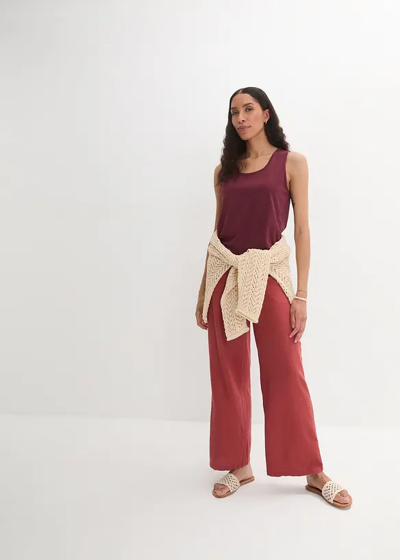 Långt linne (2-pack), bonprix