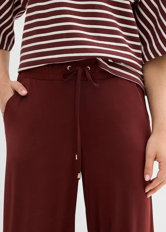 Jerseybyxa med bekväm midja, bonprix