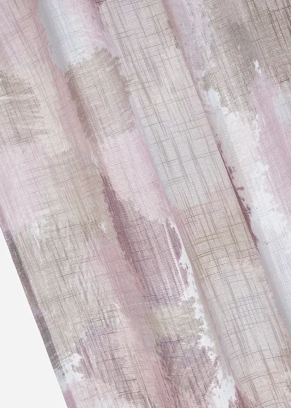 Mönstrad gardinlängd med återvunnen polyester (1-pack), bonprix