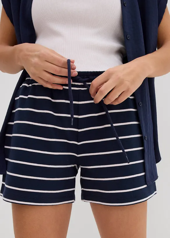 Sweatshorts i bomullsmix, bonprix