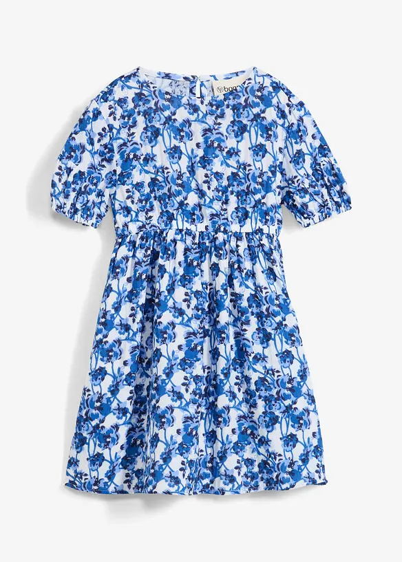 Klänning av mjuk muslin, bonprix
