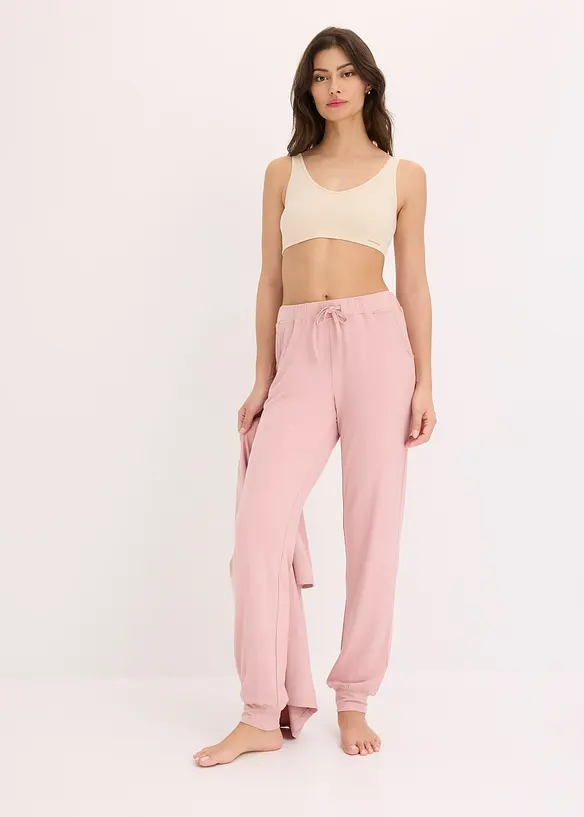 Ribbstickad och sömlös Feel Comfort BH-topp, bonprix