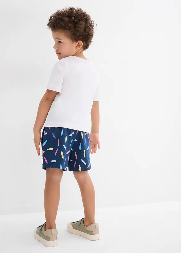 Shirt och shorts för barn (2 delar) i ren bomull, bonprix
