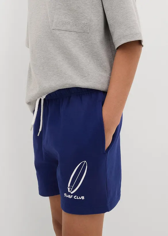 Trikåshorts i ekologisk bomull för barn, bonprix