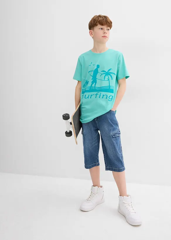 T-shirt i ekologisk bomull för barn, bonprix