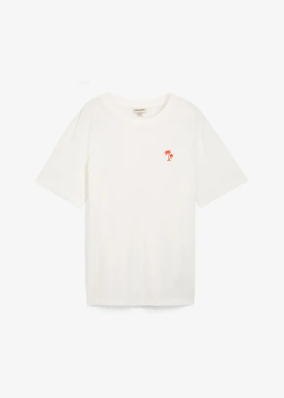 T-shirt med trendigt tryck på ryggen, Loose Fit, bonprix