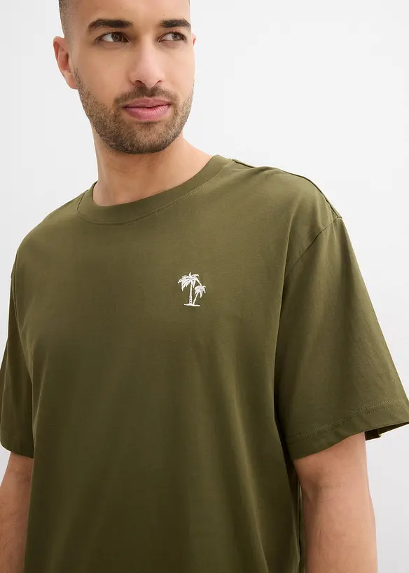 T-shirt med trendigt tryck på ryggen, Loose Fit, bonprix