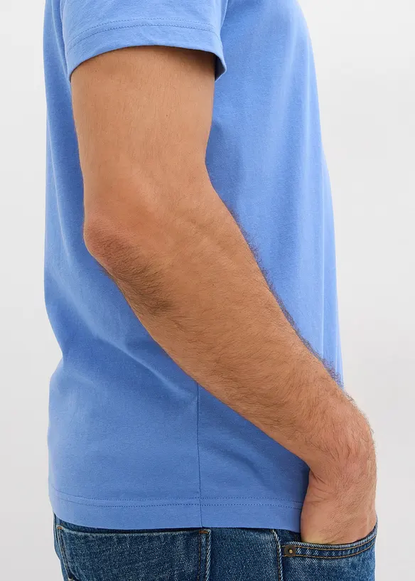 V-ringad T-shirt (3-pack), bonprix