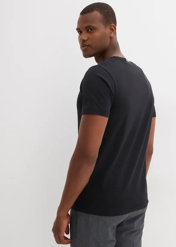 T-shirt med V-ringning (5-pack), bonprix