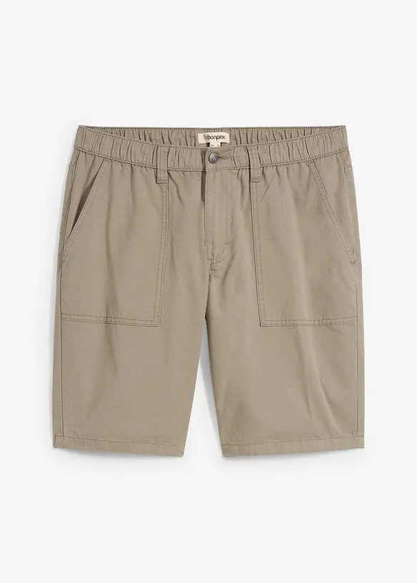 Shorts av ren bomull, Regular Fit, bonprix
