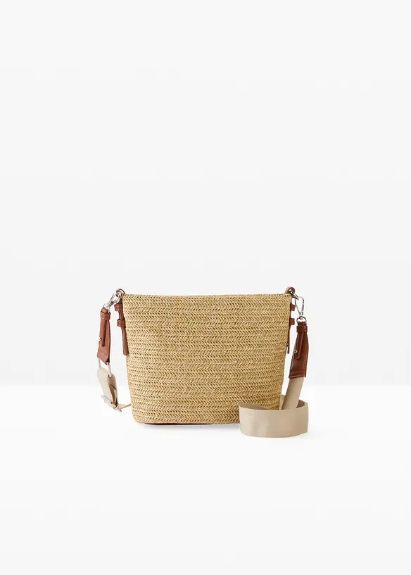Axelremsväska med strålook, bonprix