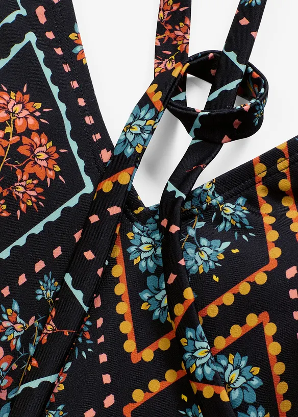 Tankini med halterneck och V-ringning (2 delar), bonprix