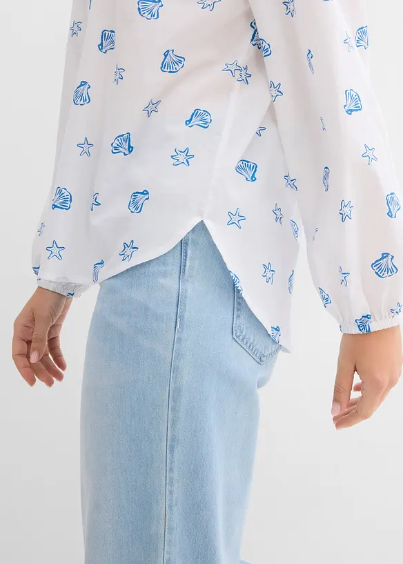 Oversizeblus i ren bomull, bonprix