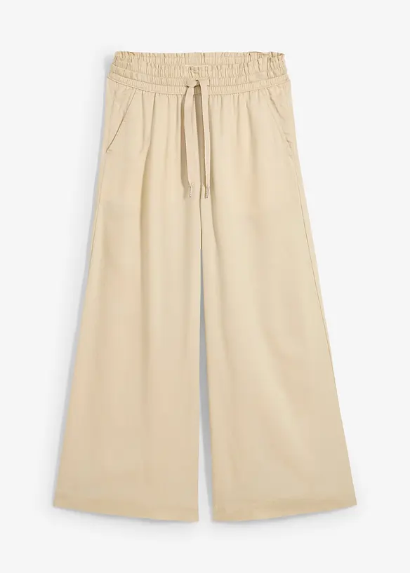 Dra på-byxa av Tencel i 7/8-längd, bonprix