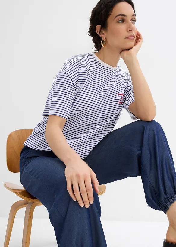 Byxa i Tencel med bekväm midja, bonprix