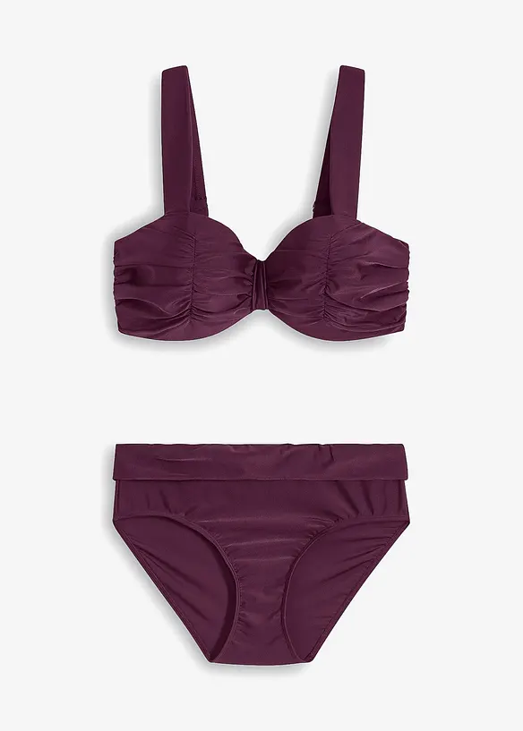 Balconettebikini (2 delar) med vadderade axelband, bonprix