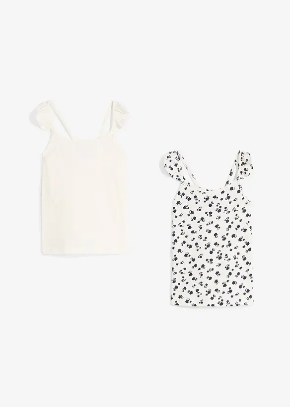 Linne för barn (2-pack) i ren ekologisk bomull, bonprix