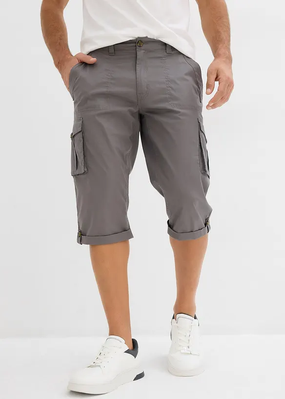 Långa shorts med resårmidja, Regular Fit, bonprix