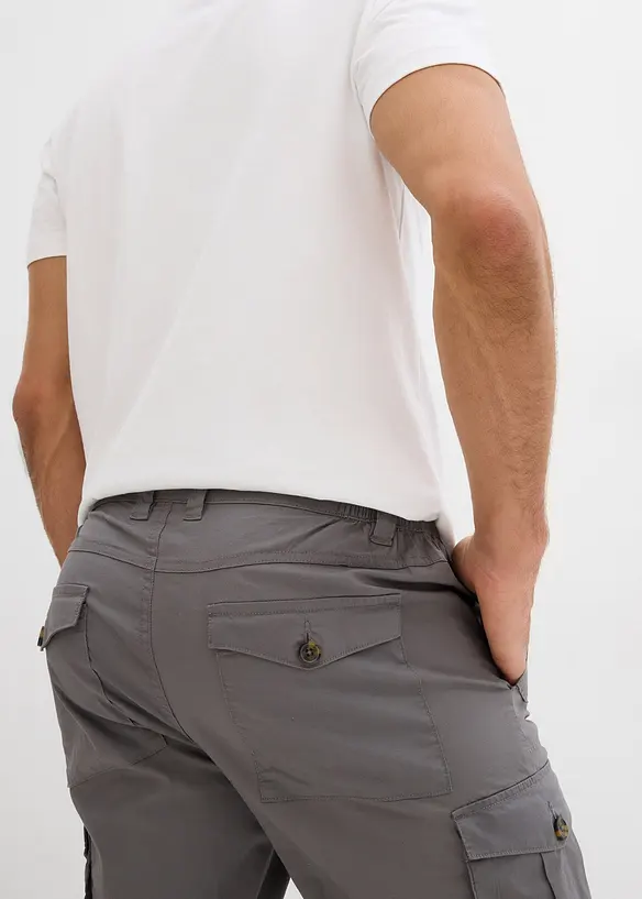 Långa shorts med resårmidja, Regular Fit, bonprix