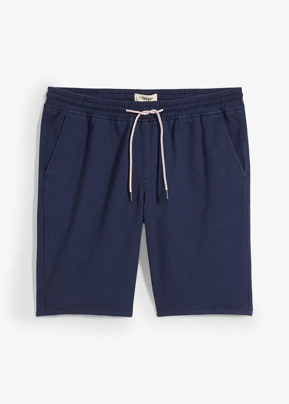 Dra på-shorts av ren bomull, Regular Fit, bonprix