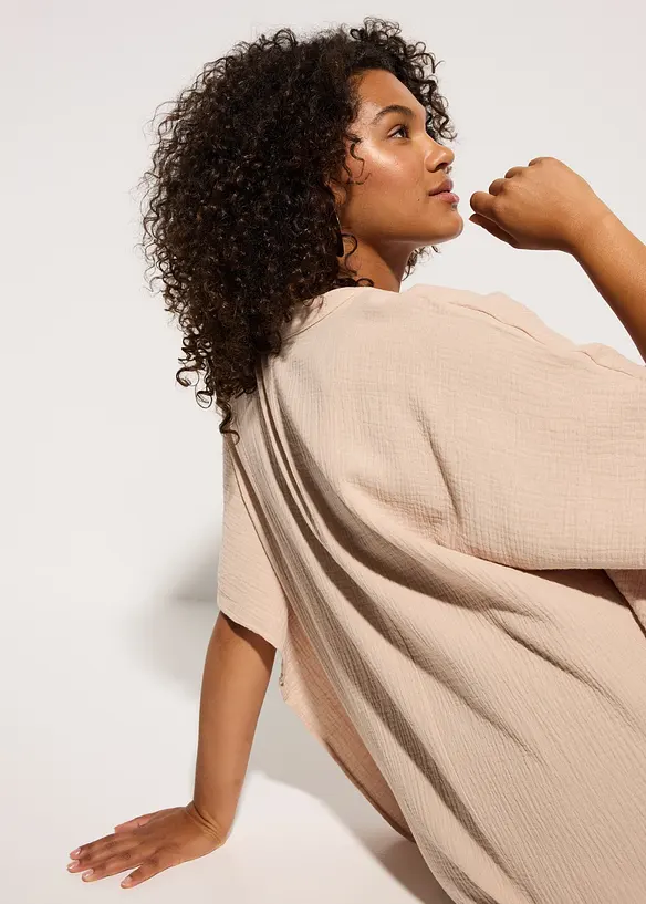 Strandtunika i muslin, bonprix