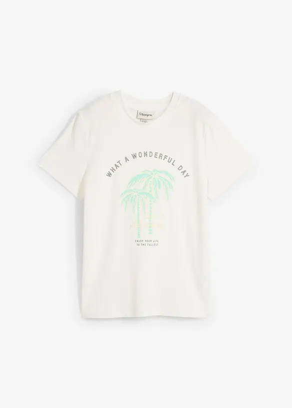 T-shirt med tryckt motiv, bonprix