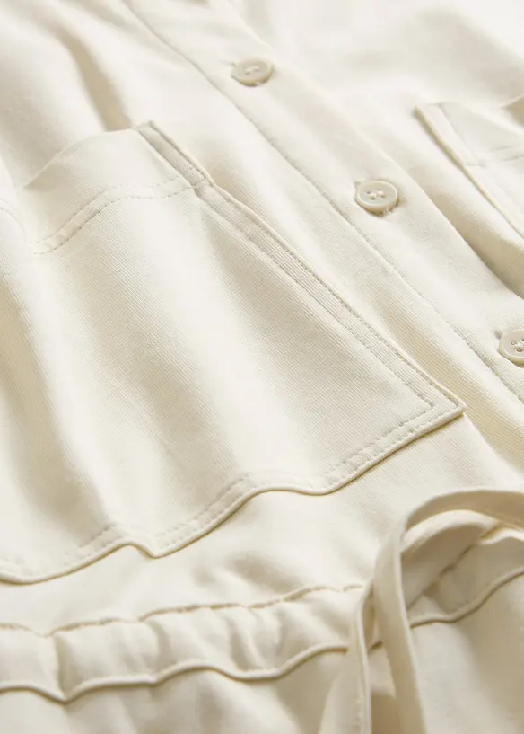 Jerseyklänning i stretchigt bomullsmaterial, bonprix