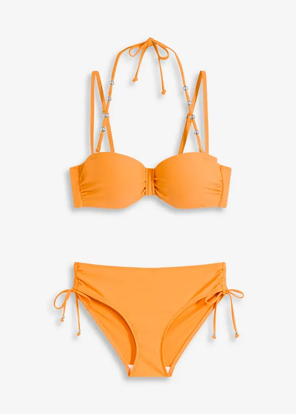 Bygelbikini (2 delar) med extra halterneck-band, bonprix