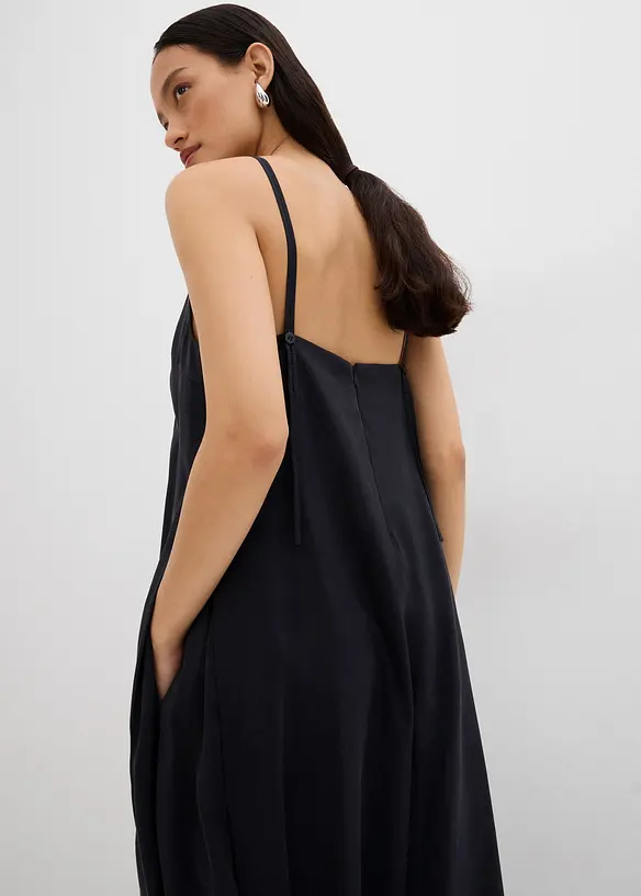 Jumpsuit i viskosmix med justerbara axelband, bonprix