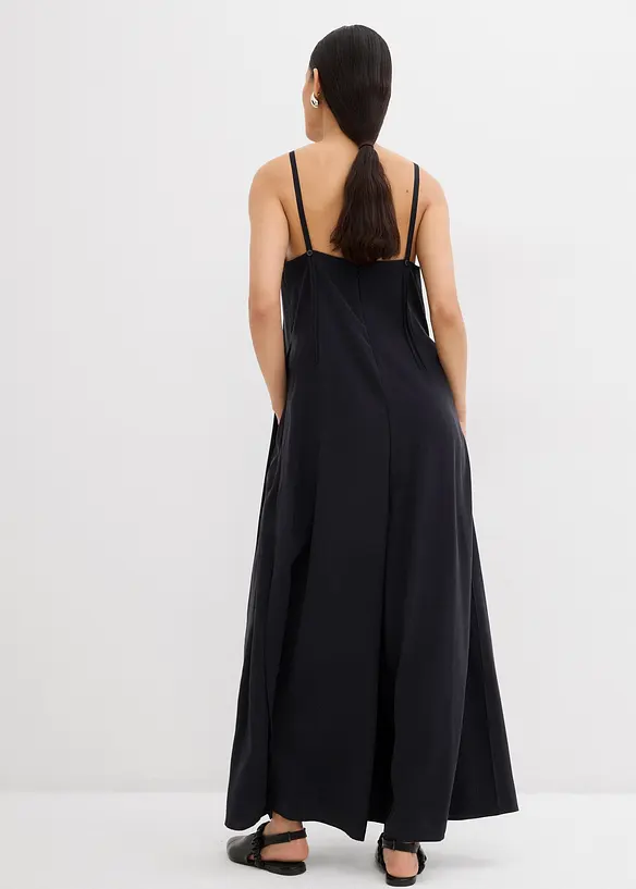 Jumpsuit i viskosmix med justerbara axelband, bonprix