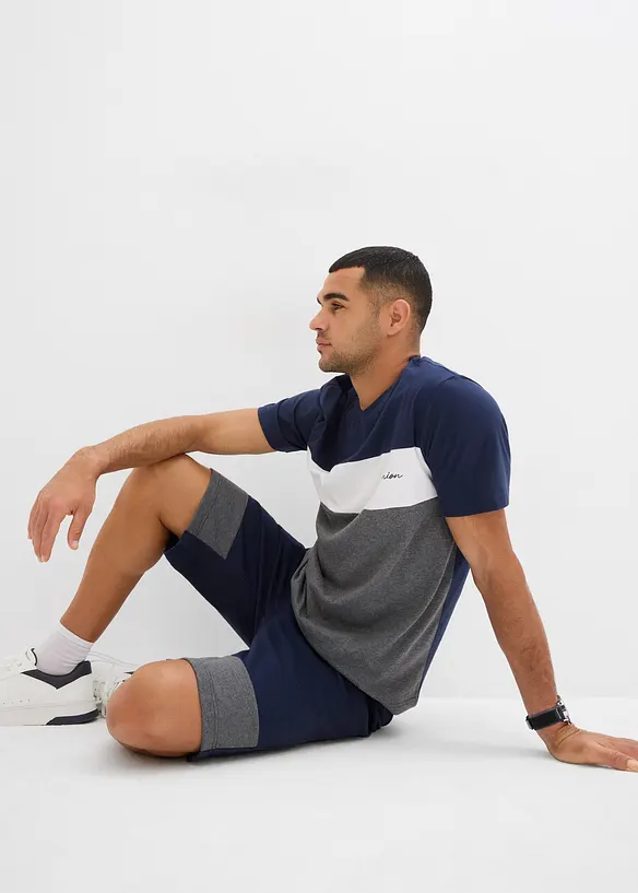 T-shirt och sweatshorts (2 delar), bonprix