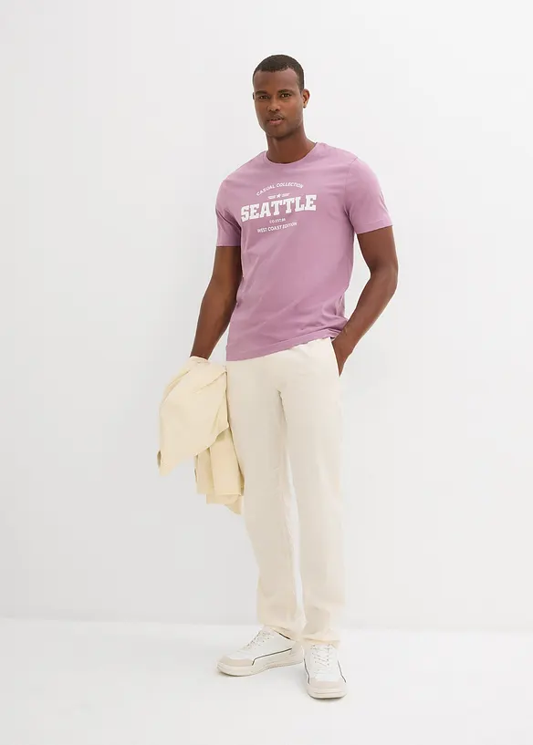 T-shirt i ren bomull (2-pack), bonprix