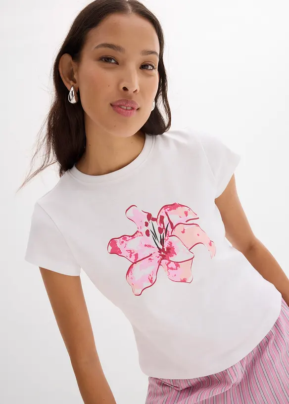 T-shirt av ekologisk bomull, bonprix
