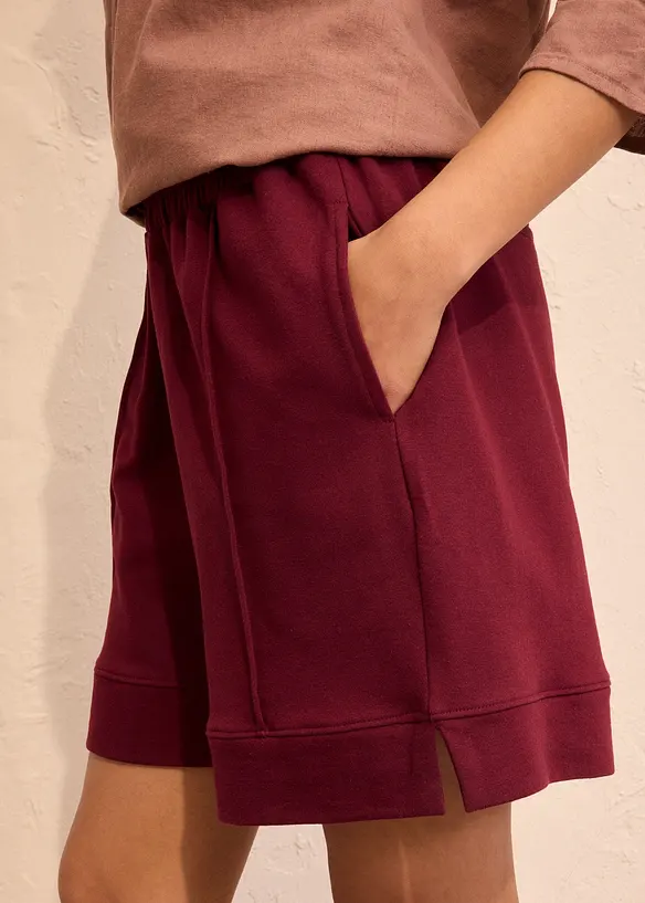 Trikåshorts i bomullsmix, bonprix