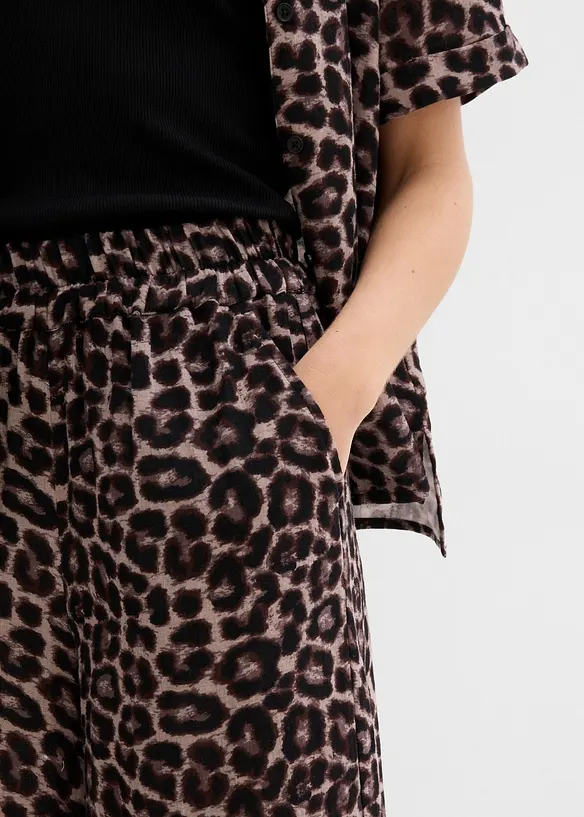 Palazzobyxa i muslin, bonprix