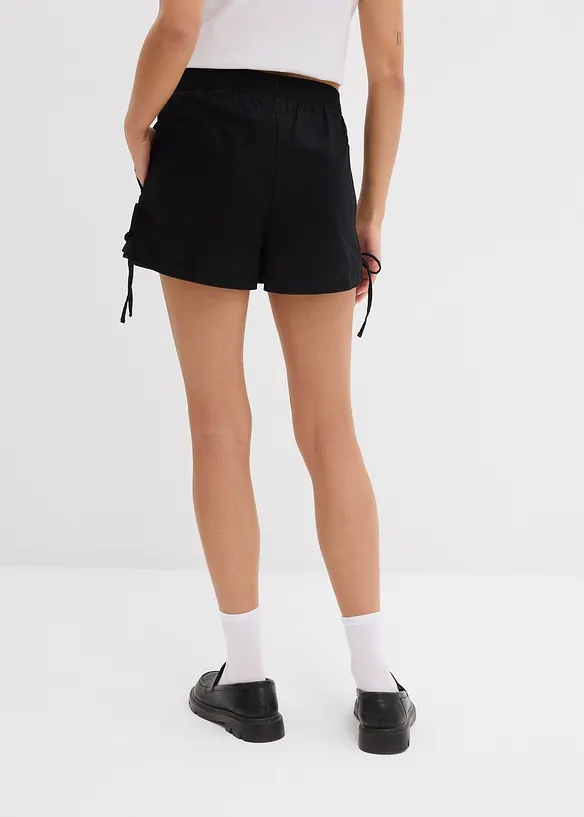 Dra på-shorts i stretchig bomullsmix, bonprix