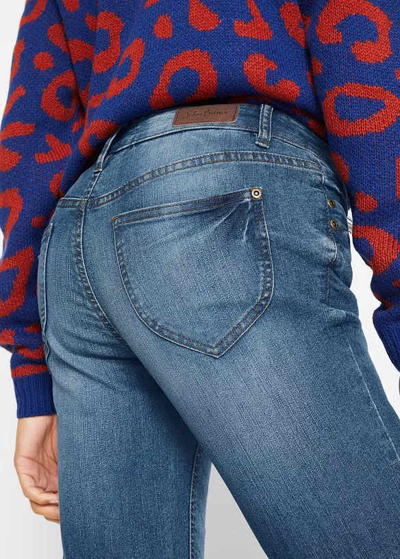 Bootcutjeans Mid Waist, stretch, bonprix