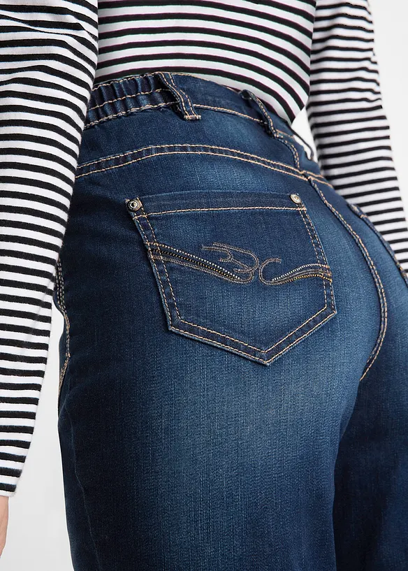 Straight Jeans High Waist, Stretch, bonprix