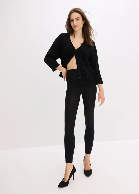 Termoleggings med återvunnen polyester (140 den), bonprix