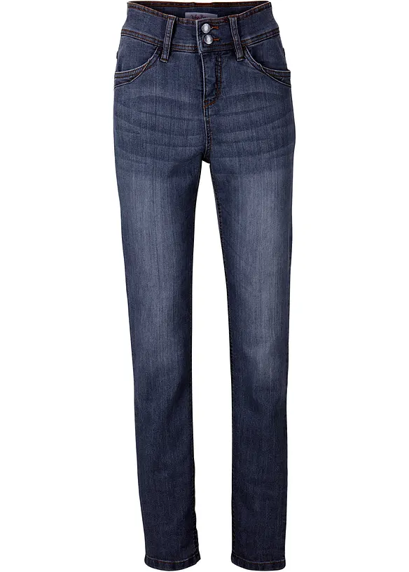 Jeans med Slim Fit och High Waist, comfort Stretch, bonprix