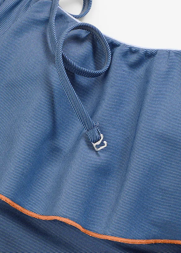 Bandåbaddräkt med jeanslook, bonprix