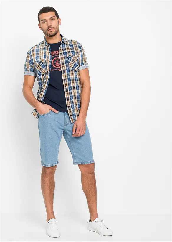 Ärmlös t-shirt i ekologisk bomull (2-pack), bonprix