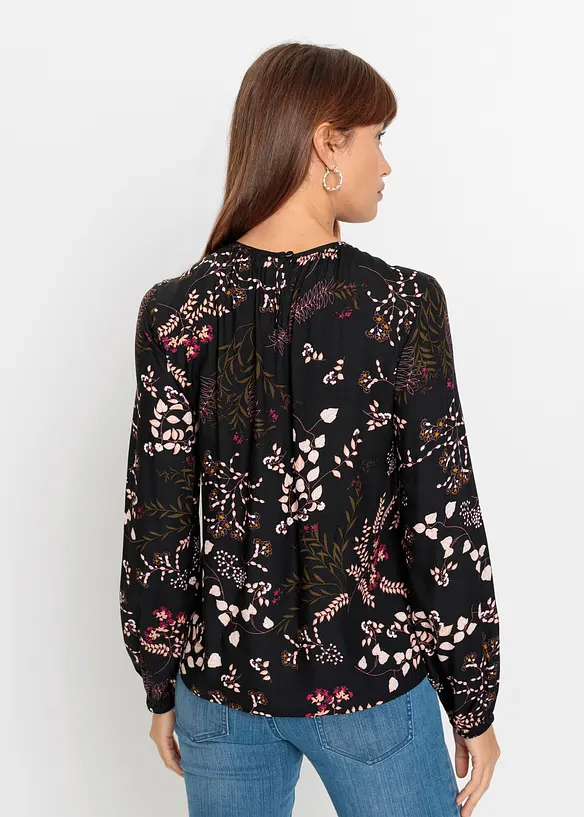 Blus i hållbar viskos, bonprix