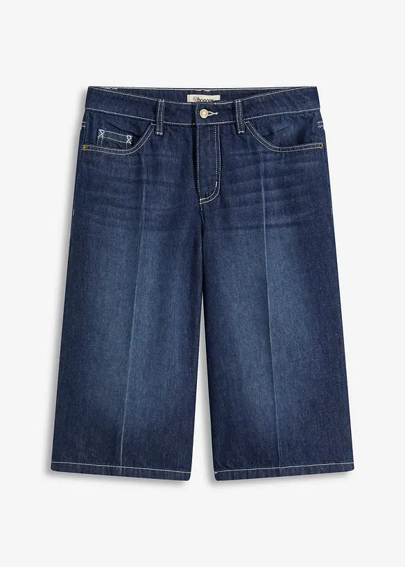 Jeansshorts Mid Waist, Low Stretch, bonprix