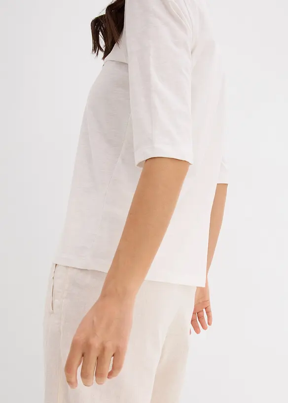 T-shirt i ren ekologisk bomull (2-pack), bonprix