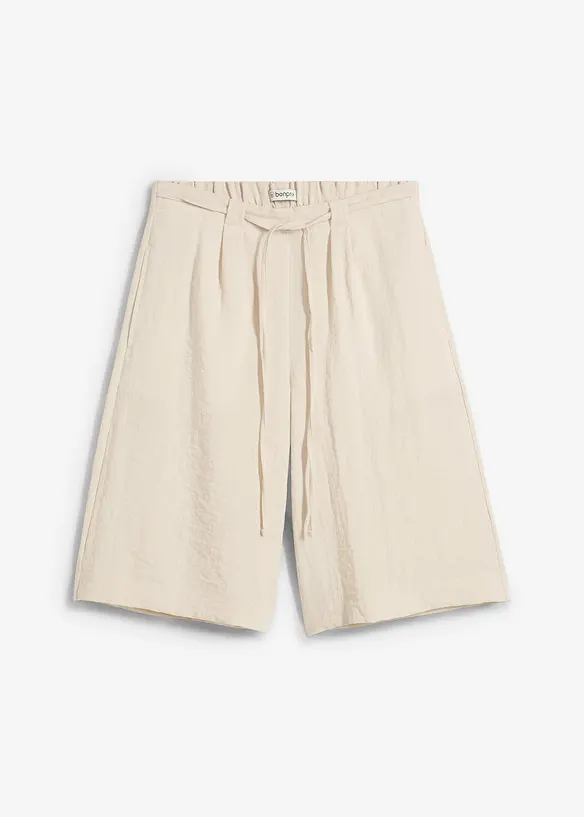 Bermudas i mjuk viskosmix, bonprix