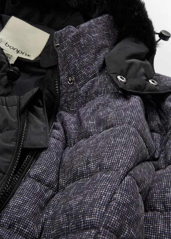 Vadderad mammavinterjacka med babyficka, bonprix