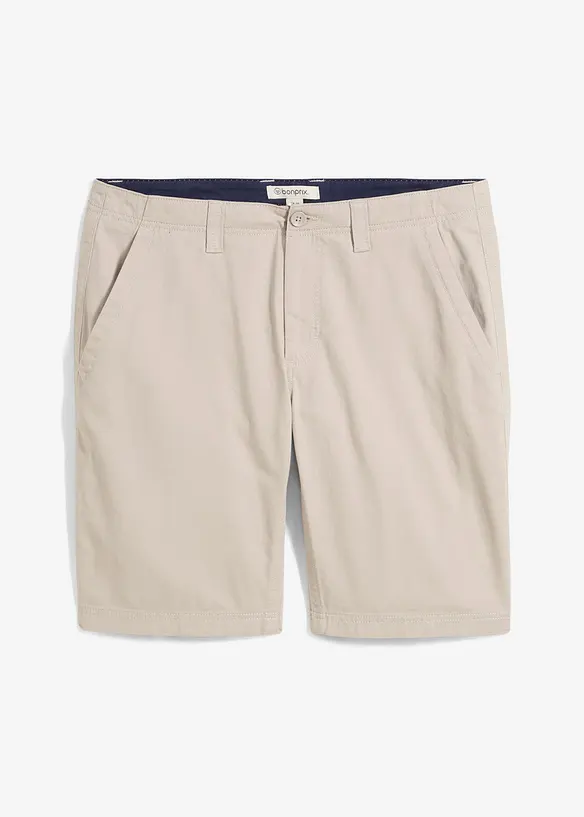 Bermudas i chinosmodell i ren bomull, Regular Fit, bonprix